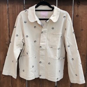 Smiley Work Jacket by ban.do - never worn! Khaki!